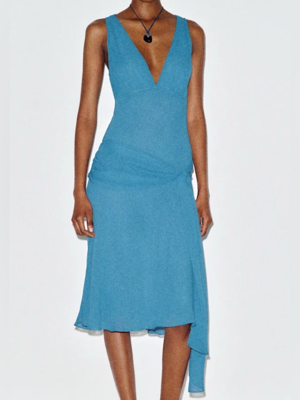 Reformation Vera-Lilly Dress  | Sz: Small 
Color; Cerulean | Orig: $228